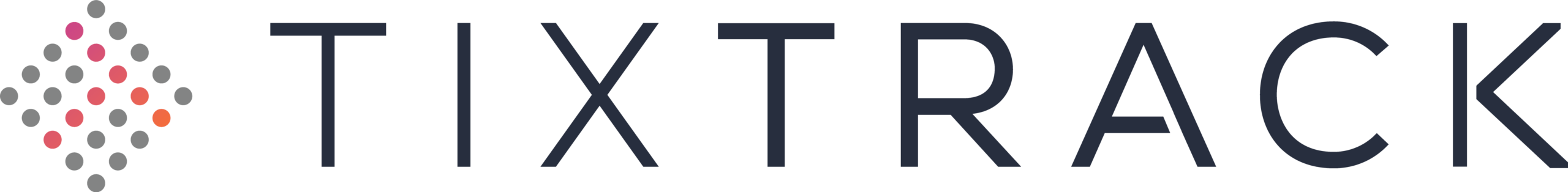 A dark blue stylised letter "T" on a plain black background.