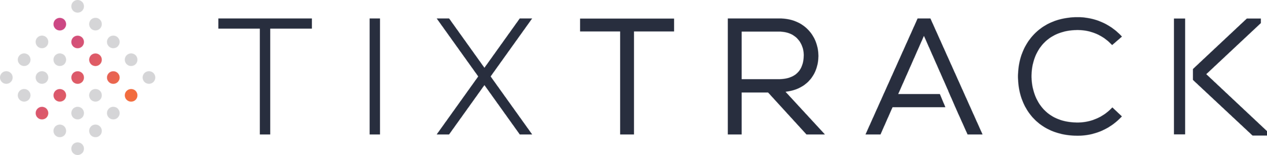 A dark blue letter "T" on a black background, featuring a simple and modern design.